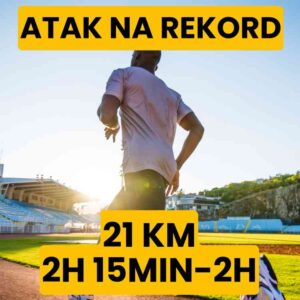 Atak na rekord życiowy 21km - (2h 15min-2h) - 16 tygodni