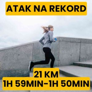 Atak na rekord życiowy 21km - (1h 59min-1h 50min) - 16 tygodni
