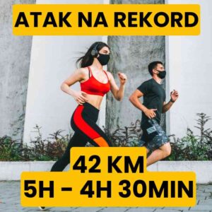 Atak na rekord życiowy 42km - (5h-4h 30min) - 16 tygodni