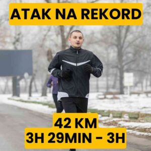 Atak na rekord życiowy 42km - (3h 29min-3h) - 16 tygodni
