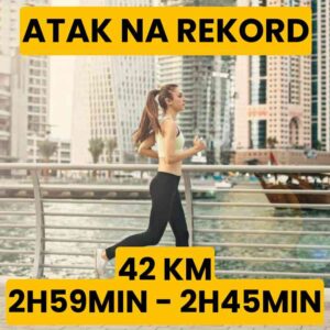 Atak na rekord życiowy 42km - (2h 59min-2h 45min) - 16 tygodni